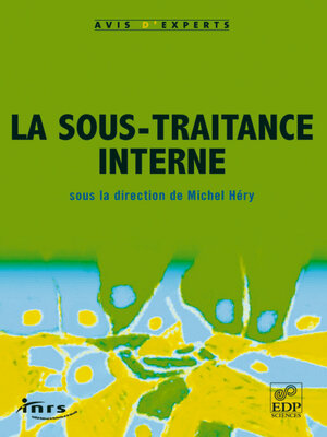 cover image of La sous-traitance interne